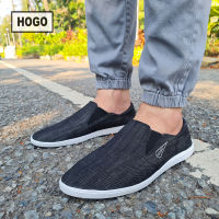 [ส่งเร็วพิเศษ!] HOGO รองเท้าผ้าใบผู้ชาย สลิปออน นุ่ม ทนทาน ใส่สบาย พื้นยางกันลื่น รองเท้า รองเท้าผ้าใบ รองเท้าสลิปออน รองเท้าแฟชั่น