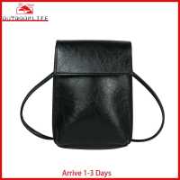 [Arrive 1-3 Days]Women Retro PU Shoulder Bag Small Mobile Phone Money Purse Messenger Pouch