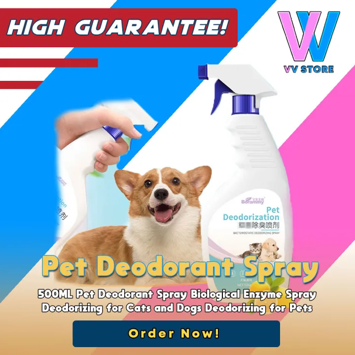 500ML Pet Deodorant Spray Biological Enzyme Spray Deodorizing for Cats