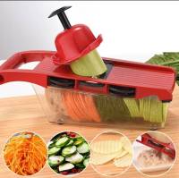 multi-function มัลติฟังค์ชั่น เครื่องหั่นผัก ผลไม้ หั่น สไลด์ ซอย สับ 6 ใบมีด Kitchen chopper