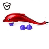 [Sharing of Good Things] *เครื่องนวดปลาโลมา เครื่องนวดมัลติฟังก์ชั่น บรรเทาความเมื่อยล้า Electric Dolphin Massager Back Massage Hammer Vibration Infrared Stick Roller Cervical Body Massage Handheld Multif