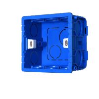 Type 86 General electric wall switch socket mounting box switch socket junction box hidden in the mounting box white red blue