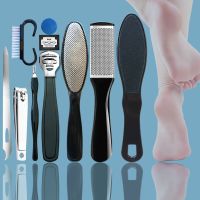 【CW】 10 in 1 Professional Foot Care Kit Pedicure Tools Set Stainless Steel Foot Rasp Foot Dead Skin Remover Clean Toenail Care Kit