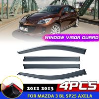 Windows Door Visor for Mazda 3 BL SP25 Axela 2010~2013 Awnings Sun Rain Eyebrow Guard Cover Smoke Deflector Sticker Accessories