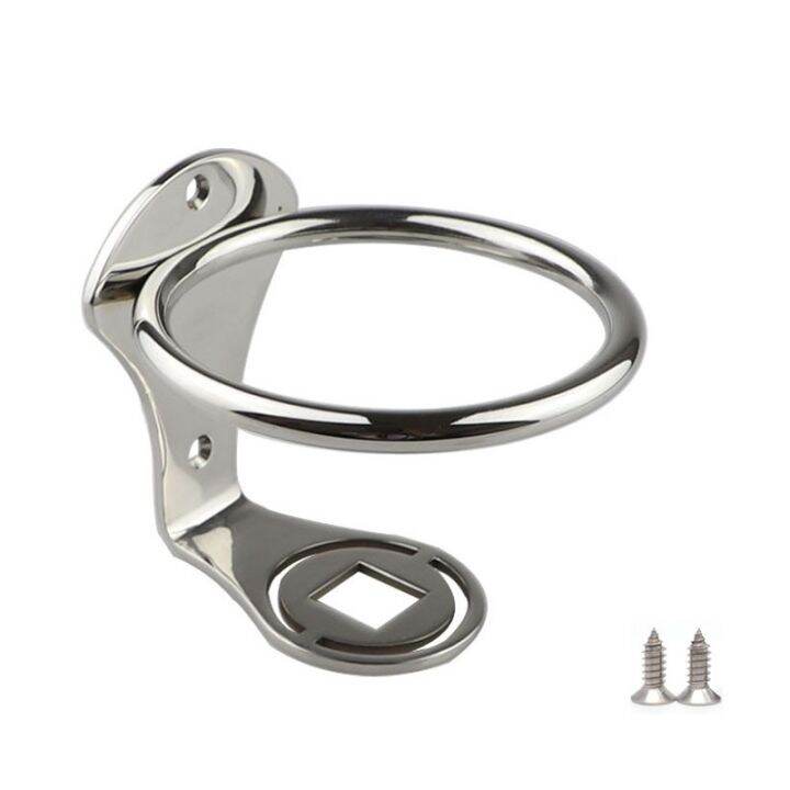 1pcs Single Ring Beverage Cup Drink Holder Marine Grade Stainless Steel