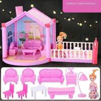 NCI650 Princess castle villa doll house simulation house assembly set childrens play house toy girl birthday gift