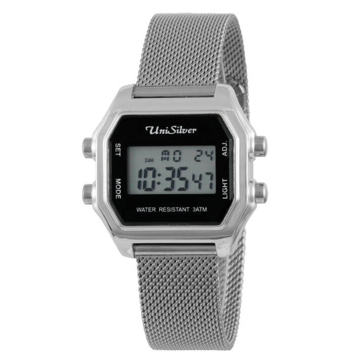 UniSilver TIME Men's Silver Stainless Mesh Watch KW47452003 Watch Lazada PH