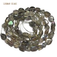 Wholesale Irregular Shape 4-6 mm Labradorite Grey Moonstone  Natural Stone Beads For Jewelry Making DIY Bracelet Necklace 15 Wires  Leads Adapters