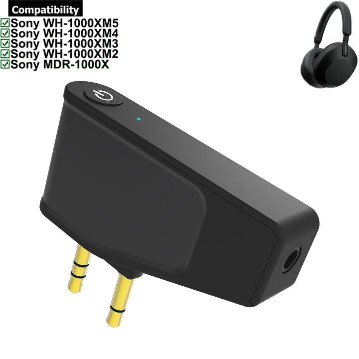 Bluetooth Airplane Airline Flight Adapter Transmitter For Sony WH1000XM5 WH1000XM4 WH1000XM3