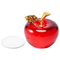 Christmas Crystal Apple Glass Crafts Home Decoration Car Ornaments Crystal Crafts Miniature Souvenir Gifts