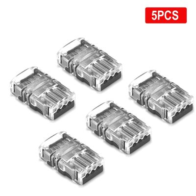 ✇ 5pcs 2/3/4/5 Pin LED Strip Connector 5/8/10/12mm Connectors For Waterproof /Non-Waterproof LED Strip WS2812B RGBW RGBWW Light