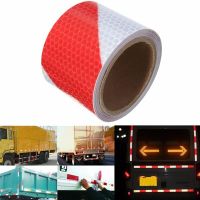 New Arrival 2"x10 3 Meters Red White Reflective Safety Warning Conspicuity Tape Film Stickers Safety Cones Tape