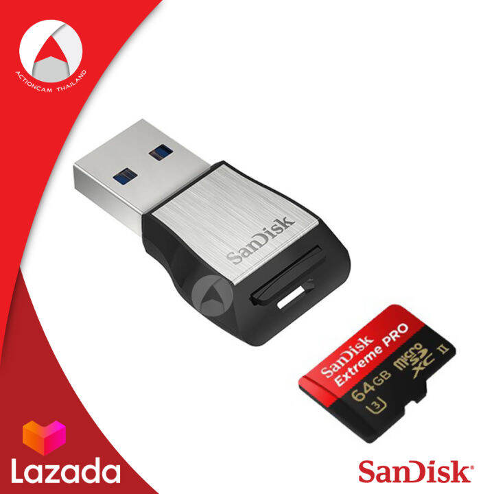 sandisk-extreme-pro-64gb-microsdxc-card-uhs-ii-speed-275mb-s-sdsqxpj-064g-gn6m3-memmory-เมมโมรี่การ์ด-ไมโครเอสดี-แซนดิส-จากซินเน็ค-รับประกัน-lifetime-โดย-synnex