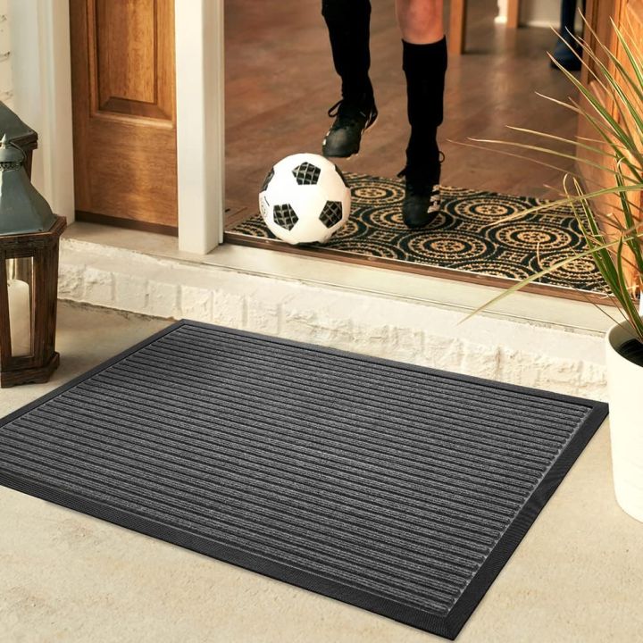 Durable Entrance Front Door Mat Heavy Duty Outdoor Indoor Non Slip Easy  Clean