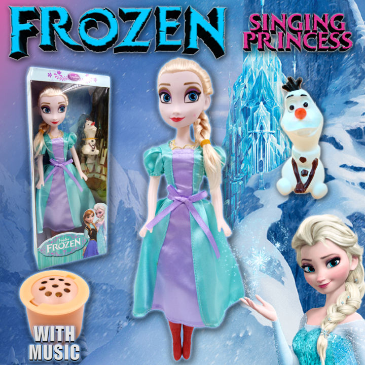 Queen Frozen Elsa Olaf Princess Anna Plush Dolls