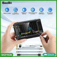 SeeSii อัปเกรด TinySA เครื่องวิเคราะห์สเปกตรัมเฉียบ4.0นิ้ว100กิกะเฮิรตซ์เป็น5.3กิกะเฮิรตซ์มือถือเครื่องวัดความถี่เสียงจิ๋วพร้อมการ์ด32กิกะไบต์2-In-1เครื่องกําเนิดสัญญาณ100กิโลเฮิร์ตซ์เป็น800 Mf/hf UHF V0.4.5.1