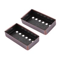 2 Pcs BRONZE Humbucker Pickup Covers for Electric Guitar Neck Bridge Accessories