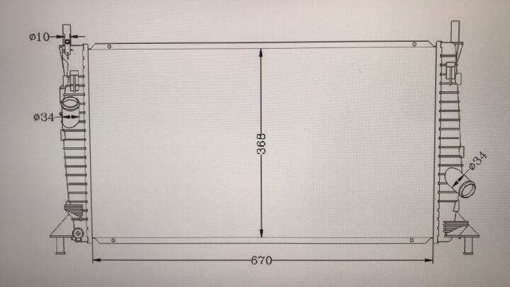หม้อน้ำรถยนต์-radiator-รถ-มาสด้า-3-mazda-3-mk2-2004-2010-1-6-2-0-รถ-ฟอร์ด-โฟกัส-ford-focus-2004-2011-1-8