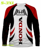 Long Xzx180305 Sleeve Honda Motor Shirt for Men/women Clothes Racing Cycling19 trendy