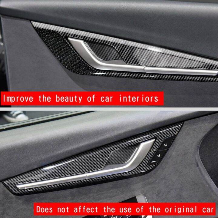 4pcs-carbon-fiber-interior-mouldings-inner-door-handle-bowl-panel-decoration-cover-trim-for-kia-ev6-2021-2022-lhd