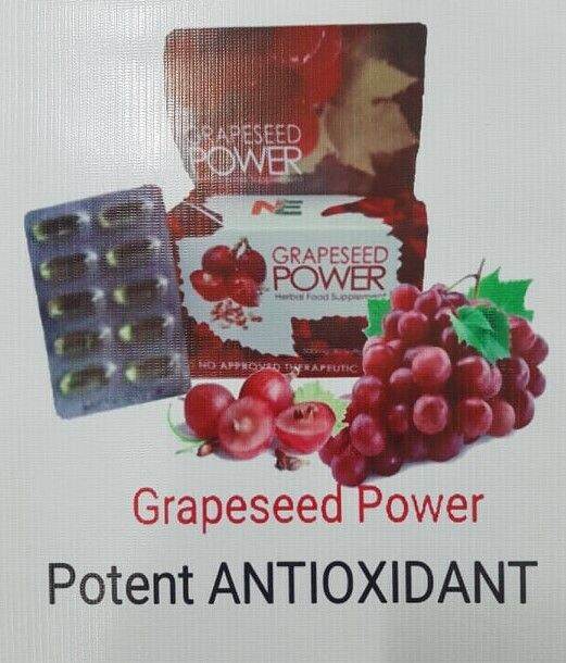 GRAPESEED POWER CAPSULE 500mg 30 Softgel capsule/HERBAL FOOD SUPPLEMENT/NO APPROVED THERAPEUTIC