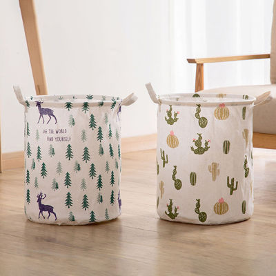 Laundry Basket Foldable Cute Large Capacity Organizer Washing Clothes Bag Holder For Home KI