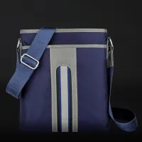 Mens shoulder bag Oxford cloth mens bag casual backpack trendy vertical crossbody bag nylon cloth waterproof trendy small bag 【JYUE】