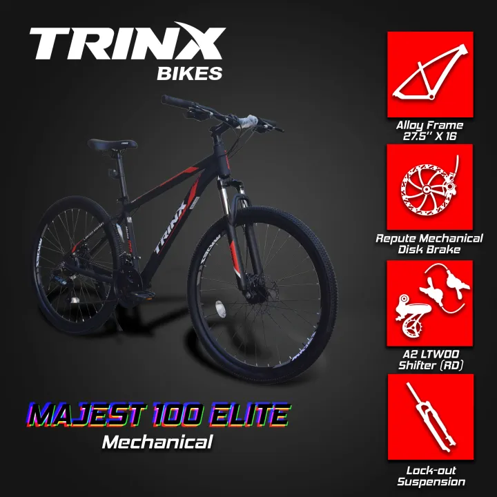 trinx red bike