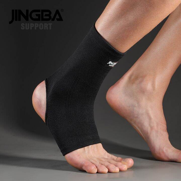 jingba-สนับสนุน1ชิ้นกีฬาอุปกรณ์ป้องกันฟุตบอลอุปกรณ์พยุงข้อเท้าบาสเก็ตบอลรั้งข้อเท้าไนล่อนสนับสนุนการบีบอัดข้อเท้า
