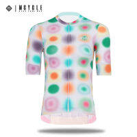 Mcycle Summer Colorful Dot Quick Dry Moisture-Wicking Race Cutting Women Pro Cycling Jersey