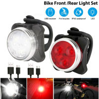 2ชิ้นไฟจักรยานขนาดเล็ก Kalis Air MTB Menunggang Lampu Putih Lampu Depan Basikal Depan Lampu Amaran Merah