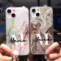 [Chaoke digital branch] เคสโทรศัพท์หินอ่อนสำหรับ Iphone 13 12 11 Pro Max X XR Xs 7 8 Plus ของขวัญเด็กผู้หญิงน่ารักแบบปรับแต่งได้ของขวัญพ่อแม่เคสมือถือสุดหรู