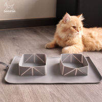 Barketek - ชามใส่อาหารสัตว์เลี้ยงแบบพับและพกพาได้ Portable Pet Bowl