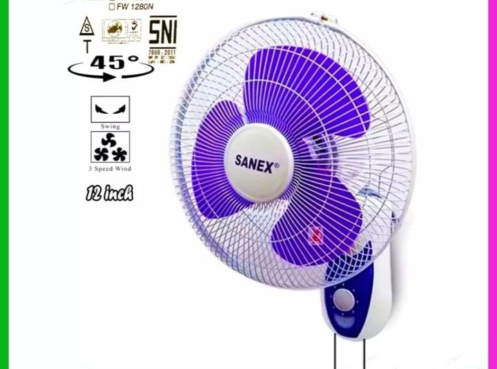 Kipas Angin Dinding Sanex Fw 1280 12wall Fan Sanex 12 Lazada Indonesia 1682