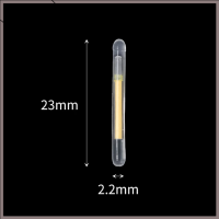 [Kateva] COD 50ชิ้น/ล็อต2.2-4.5mm Light Night Fishing FLOAT Rod Lights Dark GLOW Stick Fishing