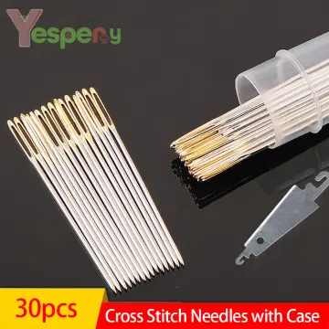 36pcs Self-Threading Sewing Needles Stainless Steel Quick