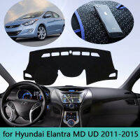 แดชบอร์ดรถสำหรับ Hyundai I35 Elantra Avante MD UD 2011 ~ 2016 2014อัตโนมัติหลีกเลี่ยงฝาครอบ Dash Mat Non-Slip Sun Shade Pad พรม