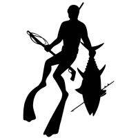 ดำน้ำ Diver Shark Silhouette ตกปลารถรถบรรทุกสติ๊กเกอร์สะท้อนแสง Decoroutdoor กีฬา Spearfishing สติกเกอร์ดำน้ำ Spearfishing สติกเกอร์ Go ตกปลาตกปลาสติกเกอร์รถ