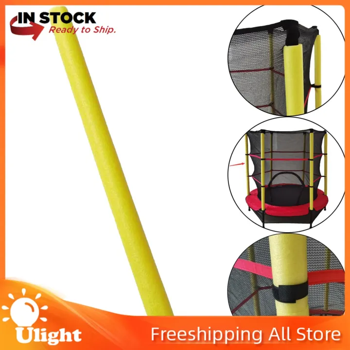 Wodustee 12X Trampoline Pole Foam Sleeves, Waterproof Replacement Trampoline Poles Cover Trampoline Enclosure Foam Tube Padding Accessories Pipe Sponge Casing Protective Trampoline Pole Sleeves