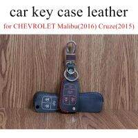 ☈✾ Only Red best price fit for CHEVROLET Malibu(2016) Cruze(2015) Sewing Leather 2016 New Arrival Car Key Case Hand Sewing Key Case