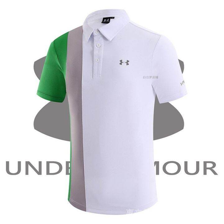 golf-clothing-mens-short-sleeved-t-shirt-summer-quick-drying-breathable-lapel-polo-high-elastic-top-jersey