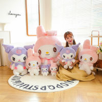 25ซม.Sanrio Kulomi MY Melodyตุ๊กตาPlushอะนิเมะการ์ตูนน่ารักตุ๊กตาสัตว์ของเล่นเด็กหมอนRagdollวันเกิดของขว...-Deuerir