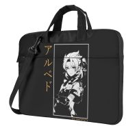 Albedo Genshin Impact Laptop Bag Case Game Character Carry Kawaii Computer Bag Bike Crossbody Laptop Pouch