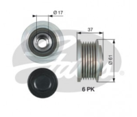 มู่เล่ย์ไดร์ชาร์จ CHEVROLET CAPTIVA C140 2.0 ดีเซล 2012- CRUZE 2.0 ดีเซล 2010- Z20D LNP 2.0 D TDCI Z22D LNQ 2.2 D GATES