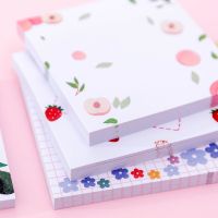 ✳◈▧ 1pack /lot Beautiful Florist Notepad Sticky NoteMemo Sticky Pad Notes students gift prize office school supplies