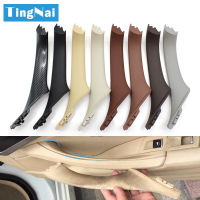 สีเทาหอยนางรมรถซ้ายขวาภายในประตูภายในดึง Handle Trim สำหรับ BMW 5 Series F11 F18 520i 523i F10 535i