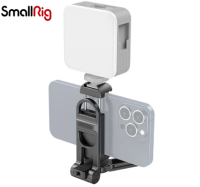 SmallRig ที่วางสมาร์ทโฟนอเนกประสงค์แบบพับได้สำหรับการสัมภาษณ์ Vlogging แบบสดสมาร์ทโฟนเดสก์ท็อป3727