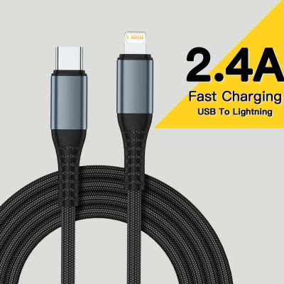 Maerknon USB C Cable For iPhone 11 12 13 Pro Max PD 12W Fast Charging Cable Type C To Lighting Data Wire Cord For iPad Macbook