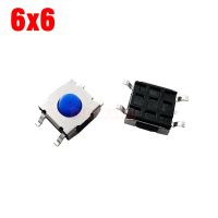 10pcs 6*6*3.4mm / 6*6*4.3mm SMD Waterproof Silicone Tact Switch 6x6x4.3mm Micro Push Button Tactile Switchs