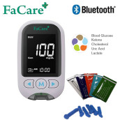 Máy đo Đường huyết, Mỡ máu, AxitUric 5 trong 1 Facare FC-M168 TD-4216